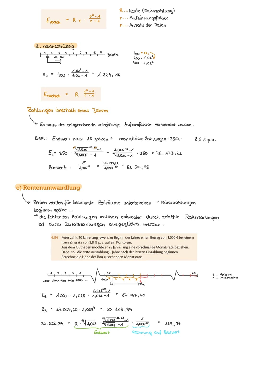 # FINANZMATHEMATIK
1. Zinsenrechnung
✓ Einfache Zinsen
$Z = K_0 \cdot \frac{p}{100}$
Zingen innerhalb eines Jahres
Ko... Anfangskapital