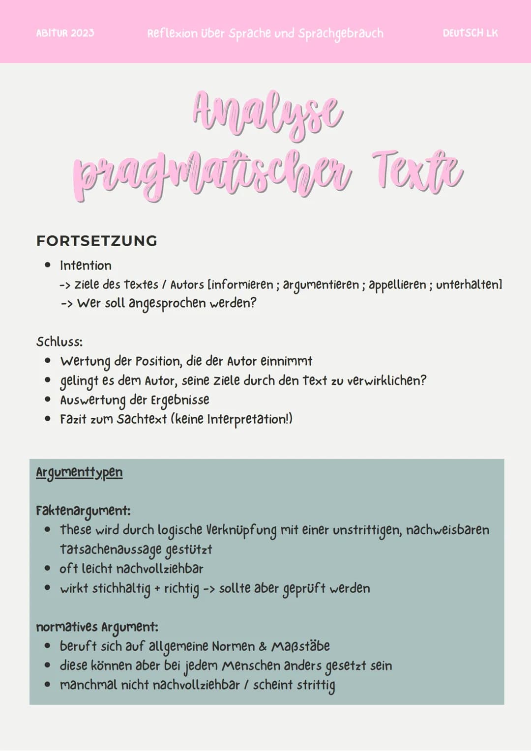 DEUTSCH
ABITUR
2023 ABITUR 2023
Reflexion über Sprache und Sprachgebrauch
DEUTSCH LK
How To....
INHALT
textbezogen:
• Interpretation li