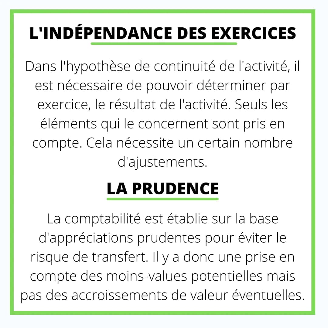 COMPTABILITÉ
LES PRINCIPES
COMPTABLES # LES PRINCIPAUX
PRINCIPES
C
La comptabilité repose sur de nombreux
pricipes permettant la bonne tenu