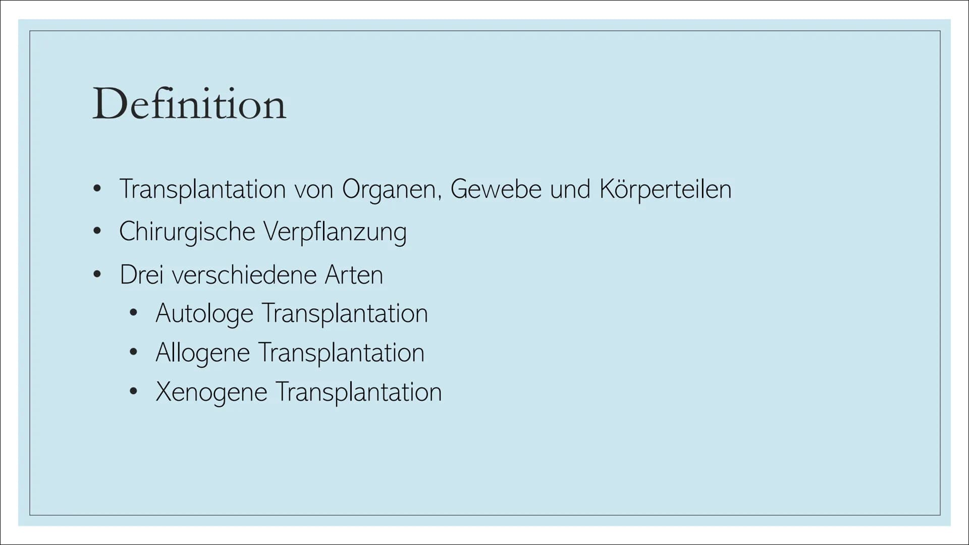 ORGANSPENDE # Struktur
1. Leitfrage
2. Definition
3. Organe und Gewebe zum Spenden
4. Voraussetzungen
5. Organspendeausweis
6. Organspender