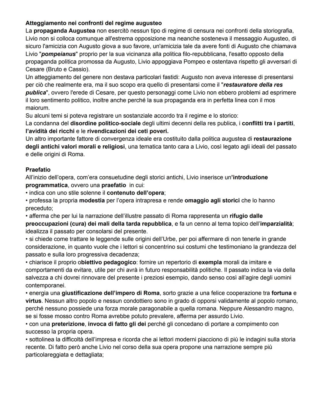 # Tito Livio
fu uno dei più importanti storici latini e, assieme a Orazio e Virgilio, uno dei maggiori rappresentanti
dell'età d'oro della
