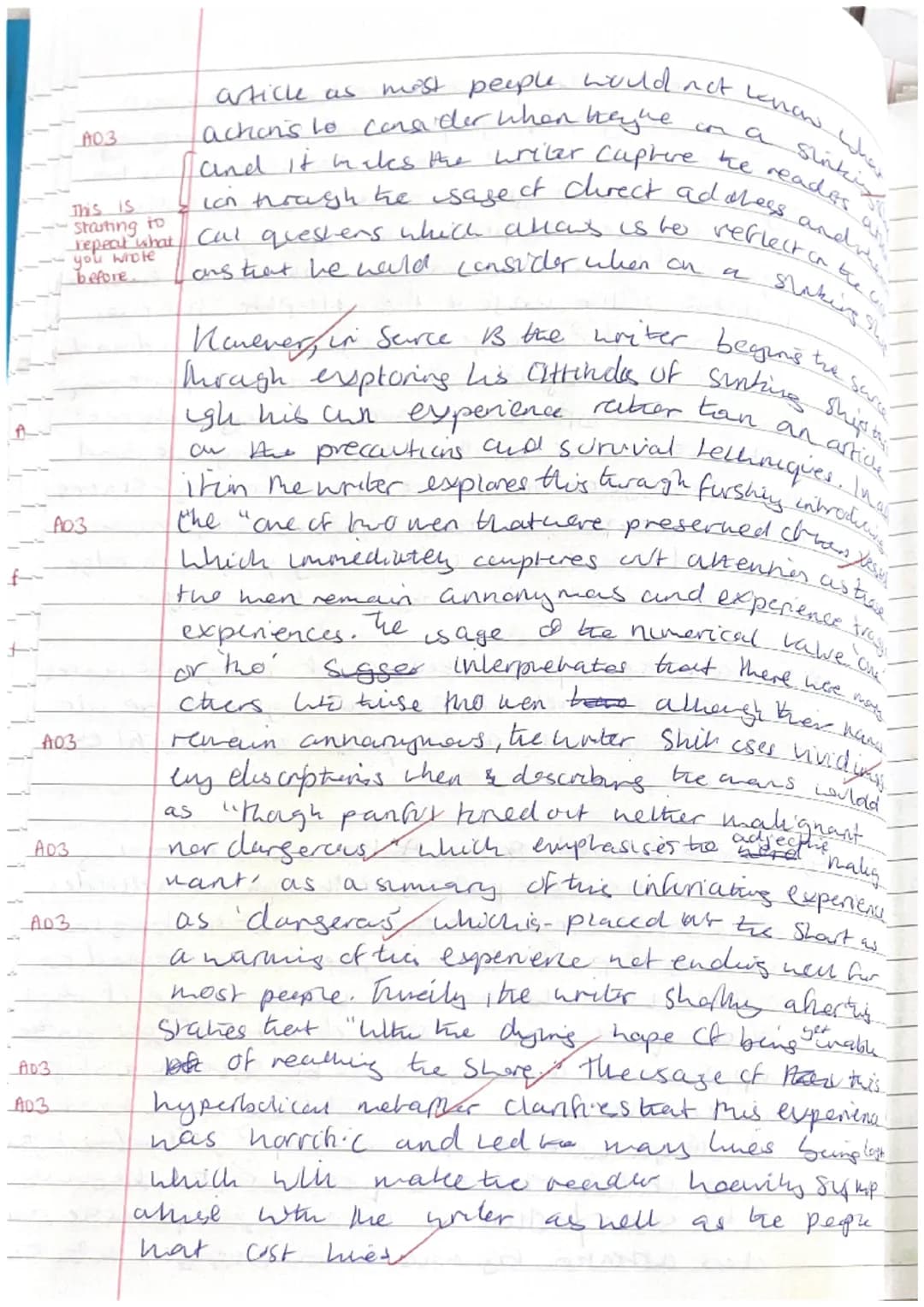 Q2) Summary of the differences in the purpose of the the
texts
* Both Sources.
* Similar (different.
Bath writers successfully portray
