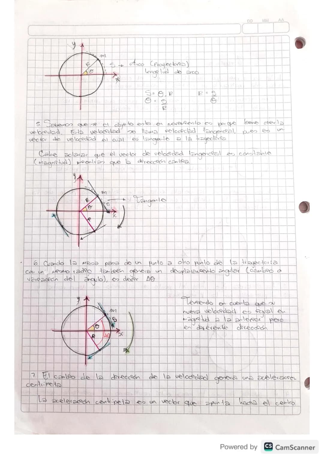 # MOVIMIENTO CTRCILAR
1. Vamos sauver que tenemco un objelo el cual es una peleta y
pebta está realizando un movemento circular umsiterme