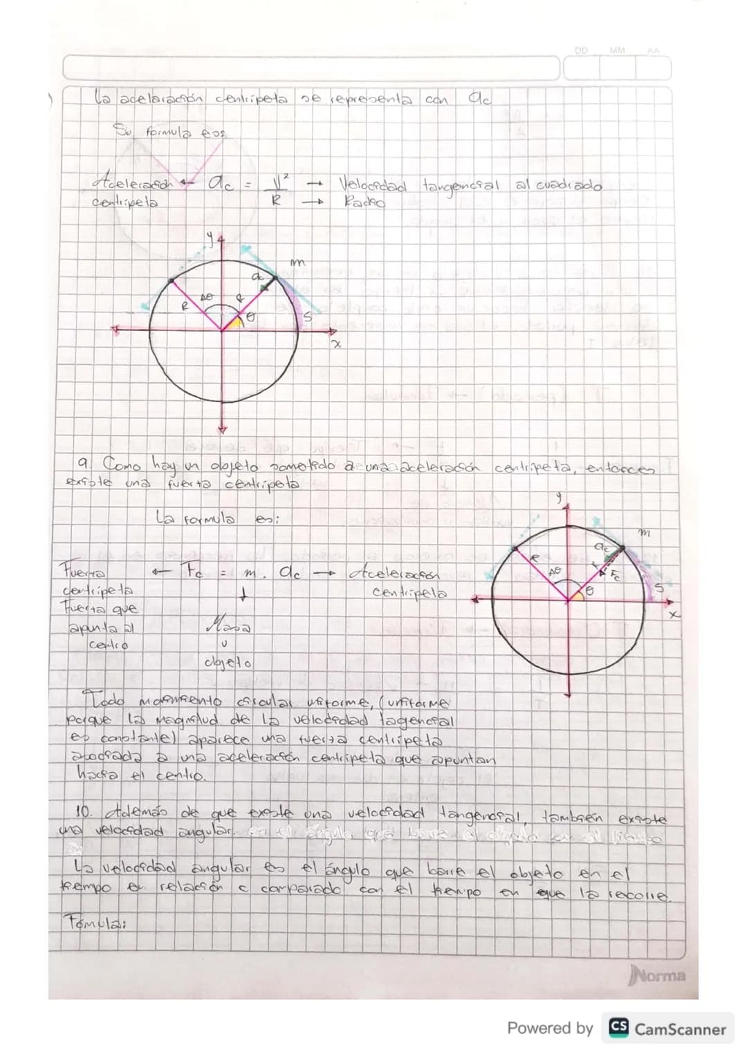 # MOVIMIENTO CTRCILAR
1. Vamos sauver que tenemco un objelo el cual es una peleta y
pebta está realizando un movemento circular umsiterme