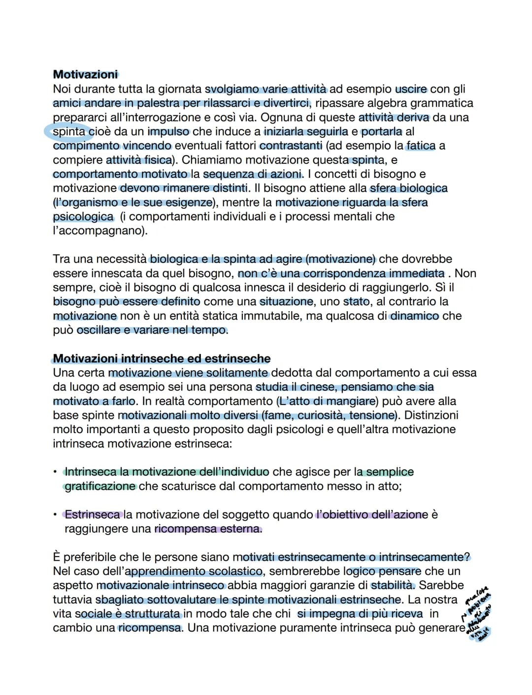 # Bisogni
Il concetto di bisogno non è di competenza esclusiva della psicologia ma anche
di chi studia l'uomo. In generale il bisogno può e