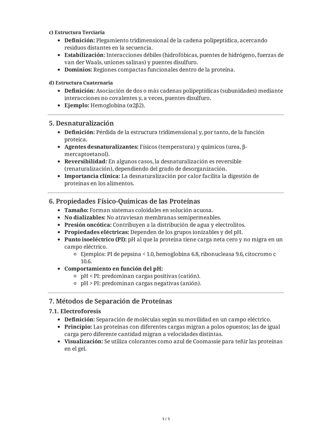 Bioquímica Clínica: Aminoácidos y Proteínas
1. Introducción
Este documento aborda los conceptos fundamentales sobre aminoácidos y proteínas,