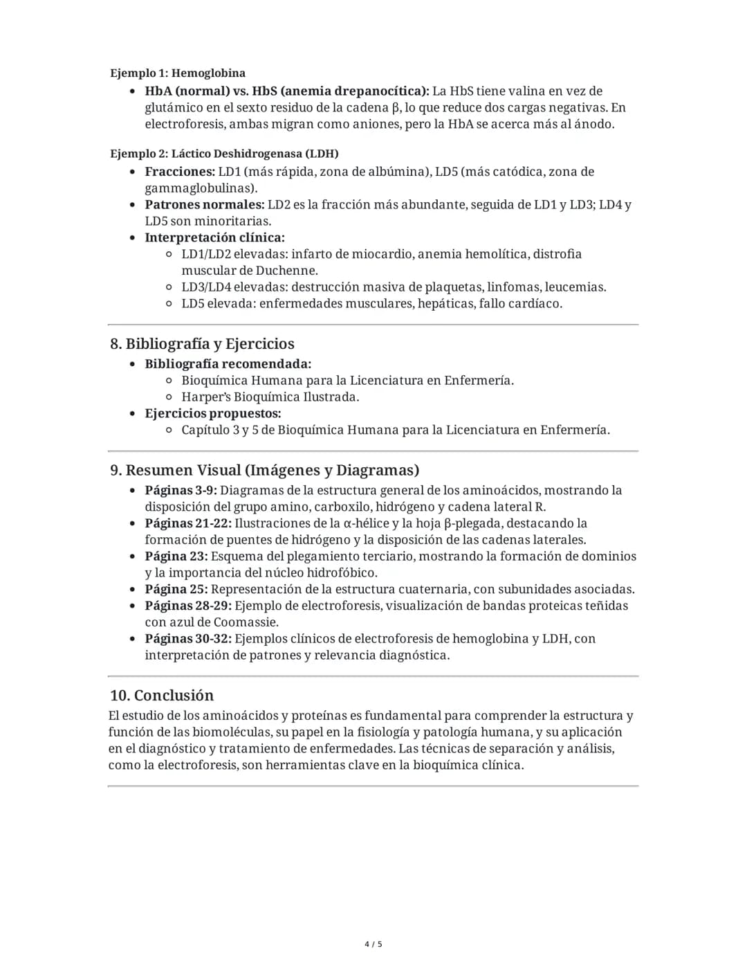 Bioquímica Clínica: Aminoácidos y Proteínas
1. Introducción
Este documento aborda los conceptos fundamentales sobre aminoácidos y proteínas,