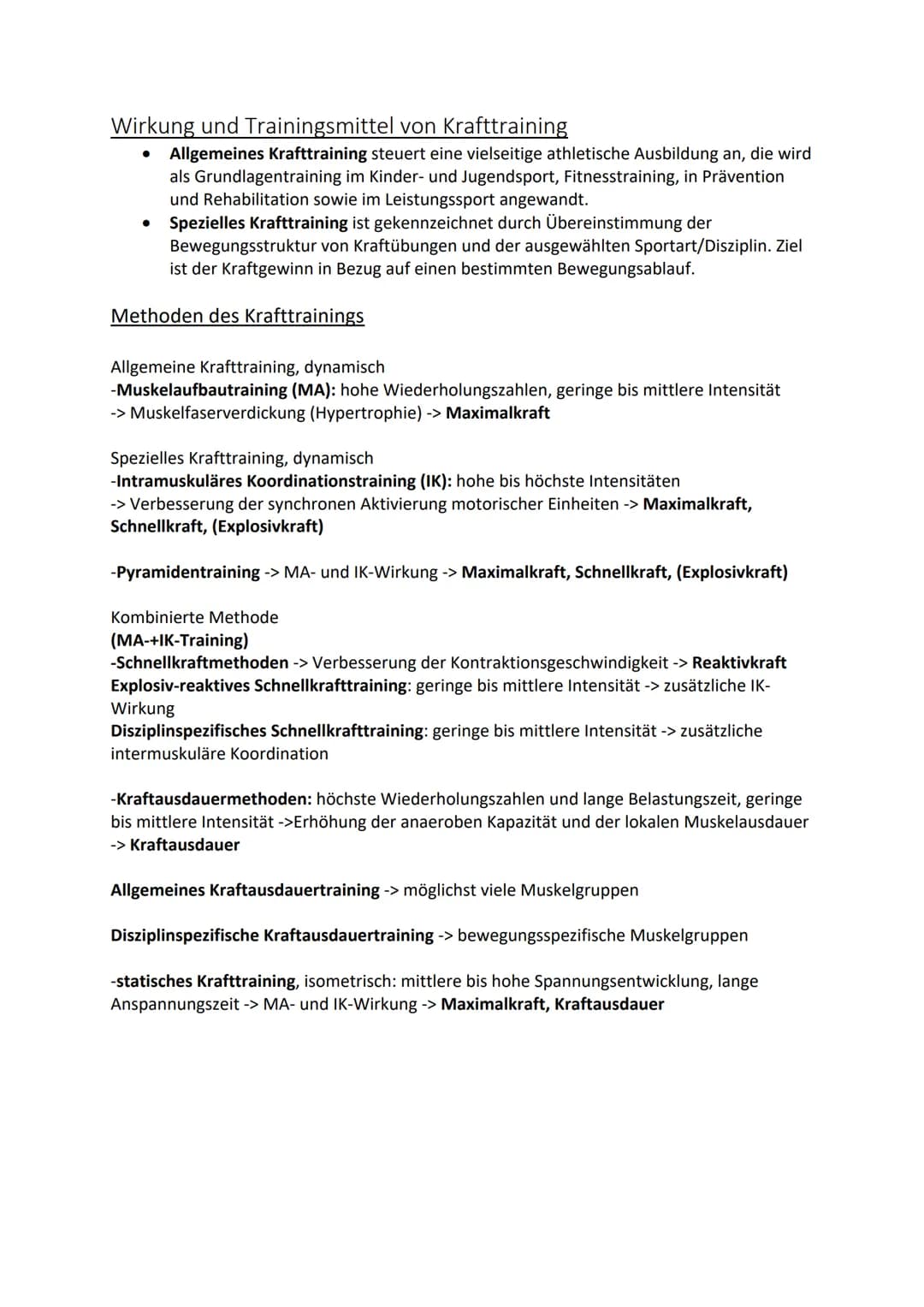 Kraft Sporttheorie
Definition: Kraft ist die Fähigkeit eines Menschen, eine Masse zu bewegen oder einem
Widerstand entgegenzuwirken. Dabei