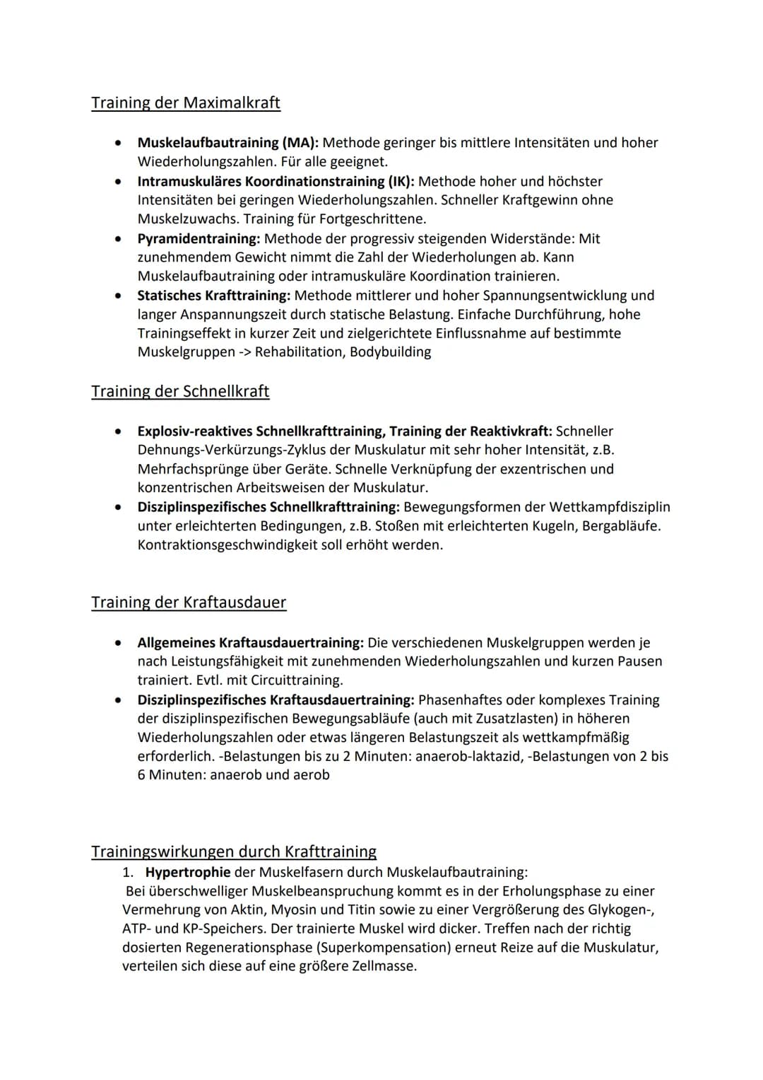 Kraft Sporttheorie
Definition: Kraft ist die Fähigkeit eines Menschen, eine Masse zu bewegen oder einem
Widerstand entgegenzuwirken. Dabei