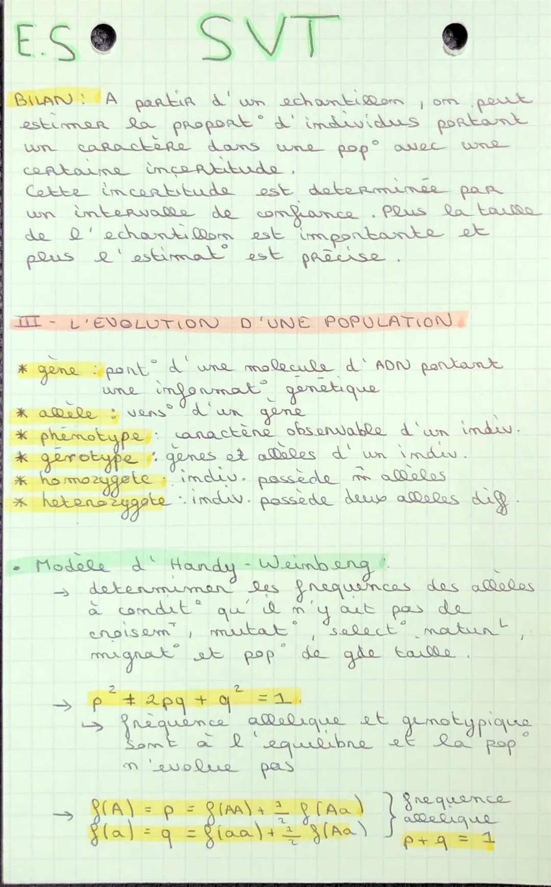 E.S
SVT
CHAPITRE 1: LA BIODIVERSITE ET SON EVOLUTION
La vie est apparue sur Tenre, il y a 3,5 MMa
La biodiversité $\leftarrow$ diversité du