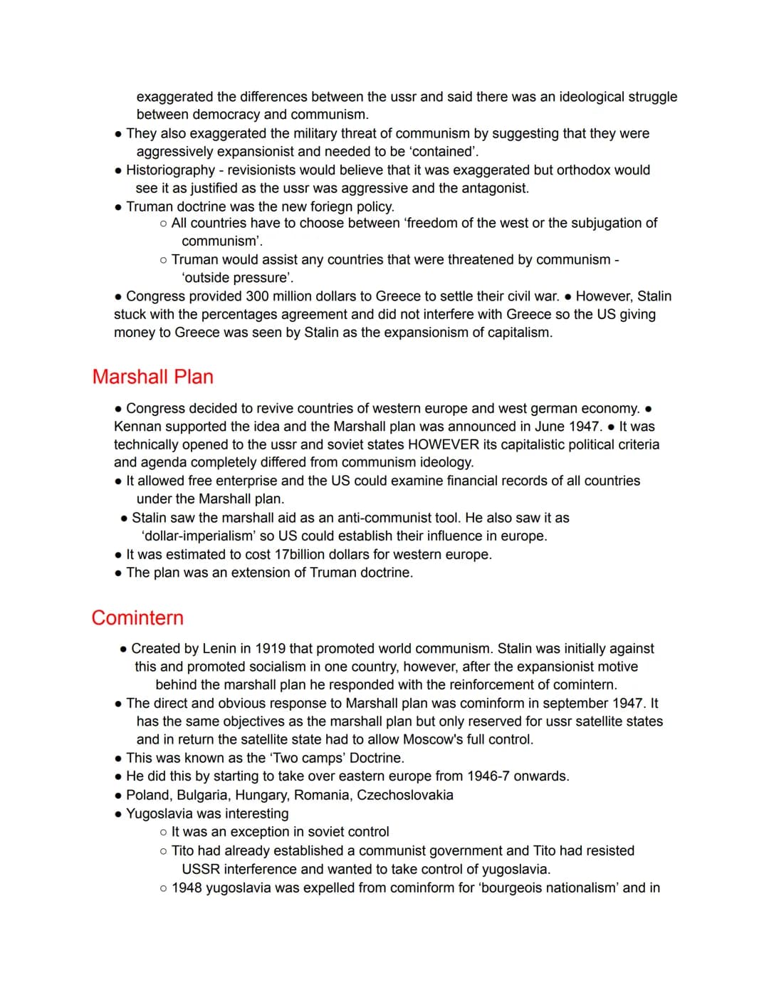 # Cold War
Introduction that is universally used for your essay. Memorise it!!
The Cold war is a period of sustained political and military