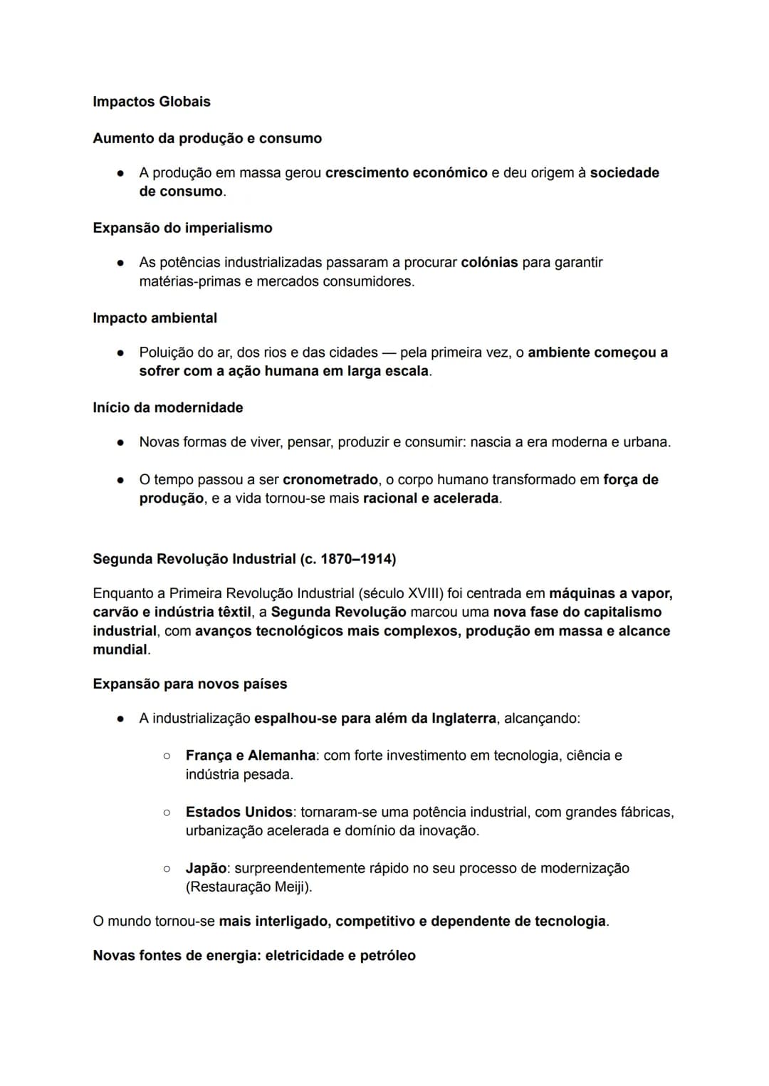 Revolução Industrial
A Revolução Industrial foi um processo de transformações económicas, sociais e
tecnológicas iniciado em Inglaterra no f