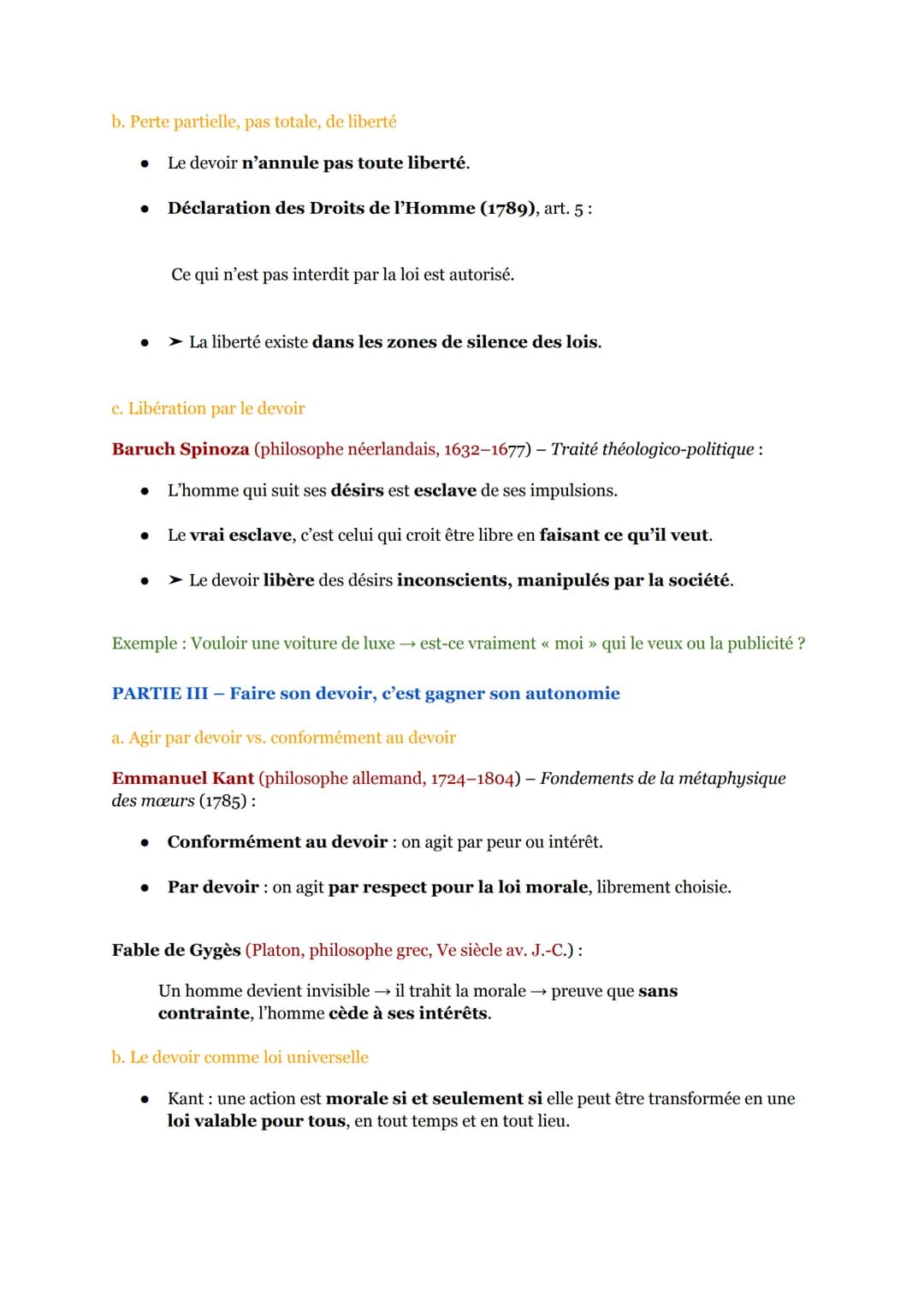# Le devoir:
(Séquence 5 Partie 2)
## Introduction :
Définir le devoir
* Le devoir : action que l’on doit accomplir en vertu d’une règle