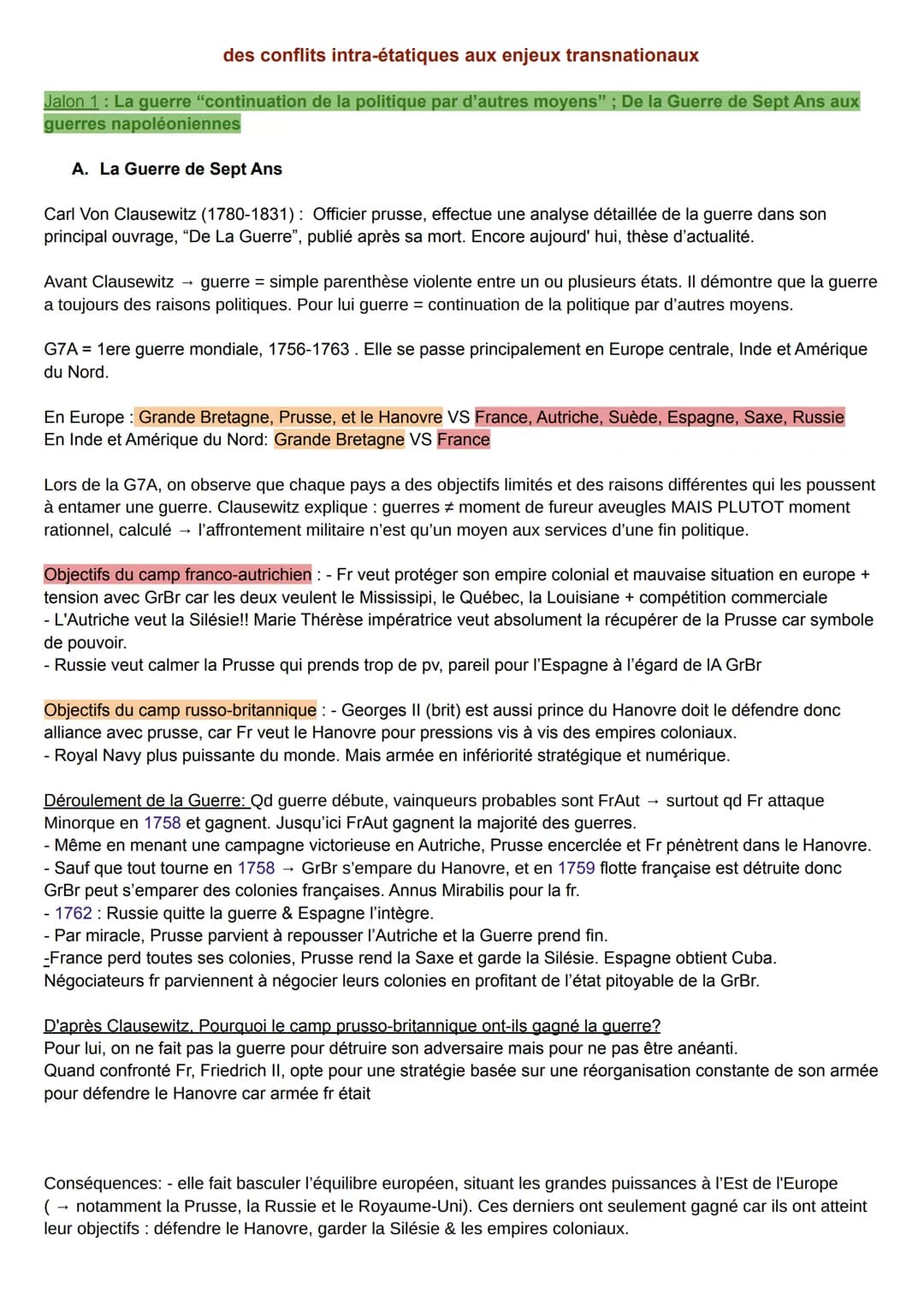 # HGGSP: Thème 1
2021-2022
# Faire la Guerre, Faire la Paix
formes de conflits et modes de résolution
Introduction: Formes de conflits et