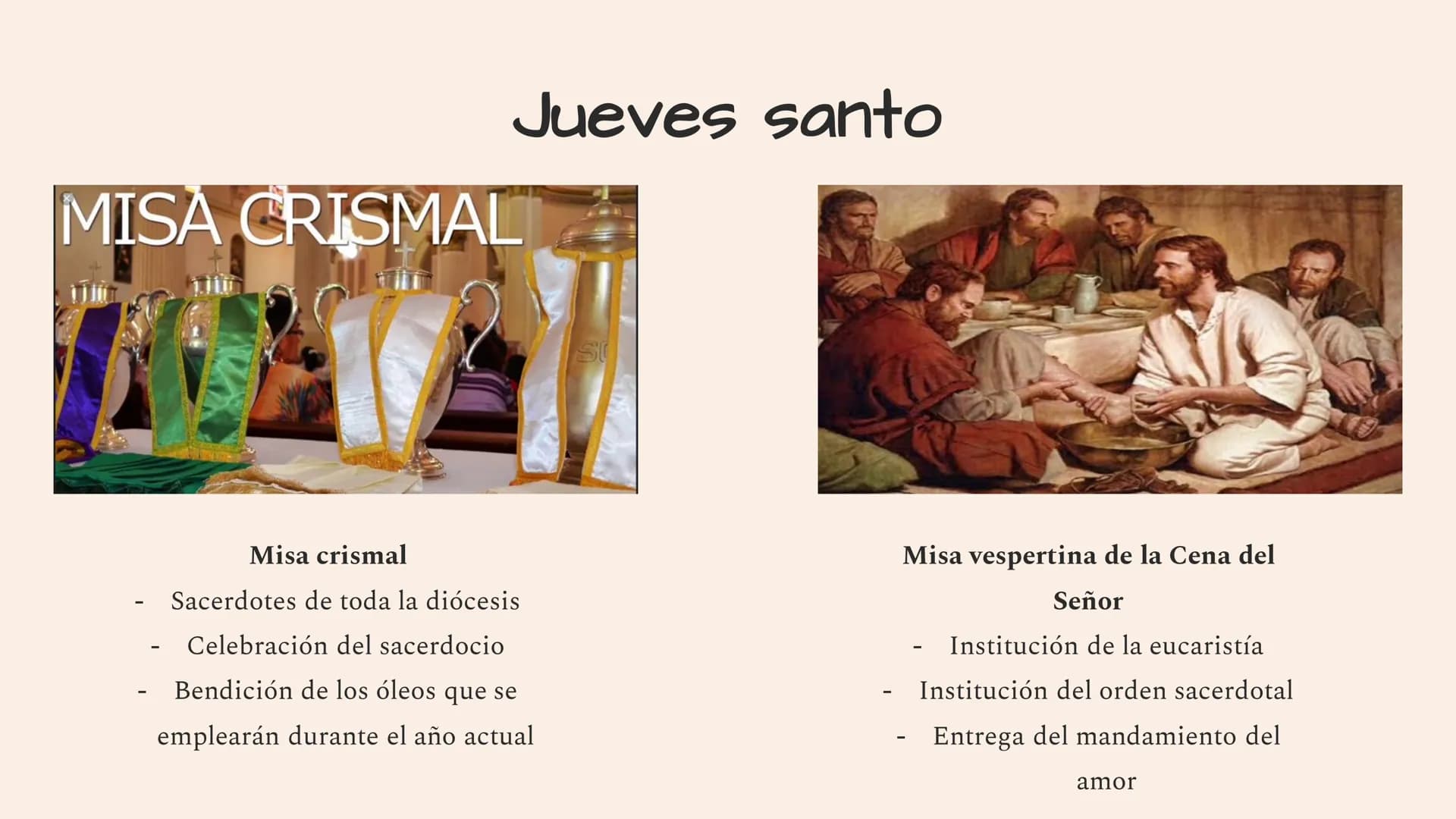 # Triduo Pascual
Taller de padres
Marzo 2023
Jueves
Santo
Viernes
Santo
Sábado
de Gloria # Oración
Querido Jesús
Vengo a ofrecer