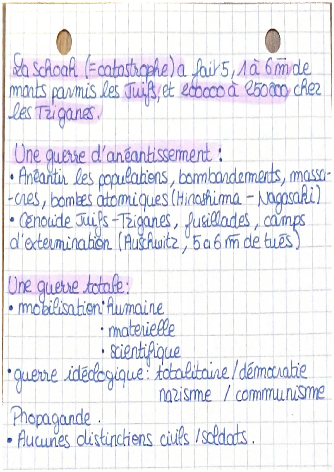 3 histoire
La 2nd guerre mondiale
la 2nd guerre mondiale est la guerre lat meut
-trière de de l'Histoire. de nombre de monts
dépassent 50m