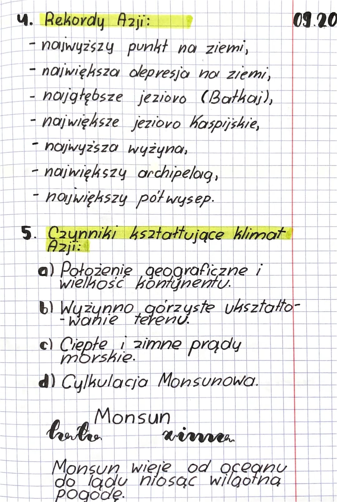 dekejer
Temat: Sroodowisko przyrodnicze
Azji.
1. Azja, to kontynent wyżynno-
gorzysty, 75% powierzchni
zajmują gory i wyżyny.
2. Kontrast