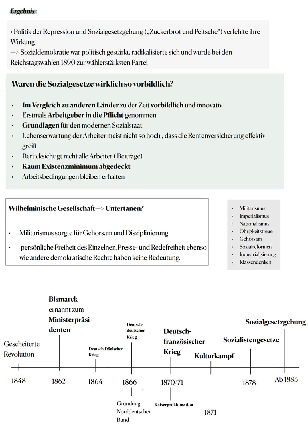 Lernzettel Geschichte LK Klausur 06.03.2023- Bismarck
Gescheiterte Revolution in 1848
Versuch Deutschland auf parlamentarisch-demokratische
