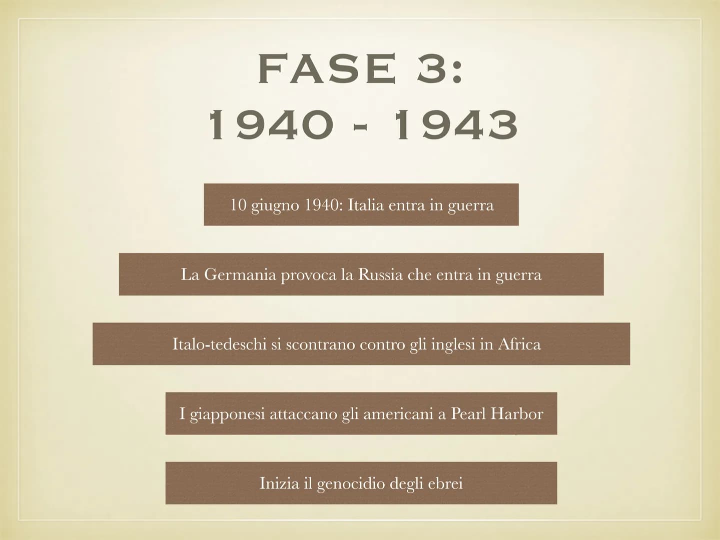 # LA SECONDA
# GUERRA MONDIALE
1939 - 1945 # LE CAUSE
• La Seconda guerra
mondiale è iniziata nel
1939, quando la Germania
nazista ha inv