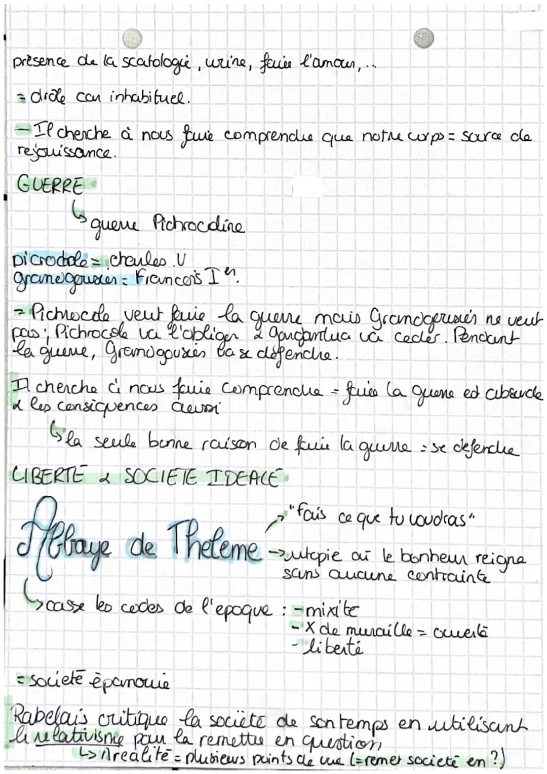 - • Rire et Sauvir
- introduction
- Au sein de la litteratur ficunçaise de la Renaissance,
"Gargantua" de françois Rabelais s'impose comme