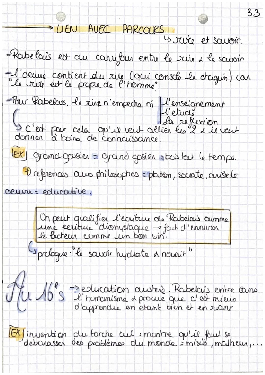 - • Rire et Sauvir
- introduction
- Au sein de la litteratur ficunçaise de la Renaissance,
"Gargantua" de françois Rabelais s'impose comme