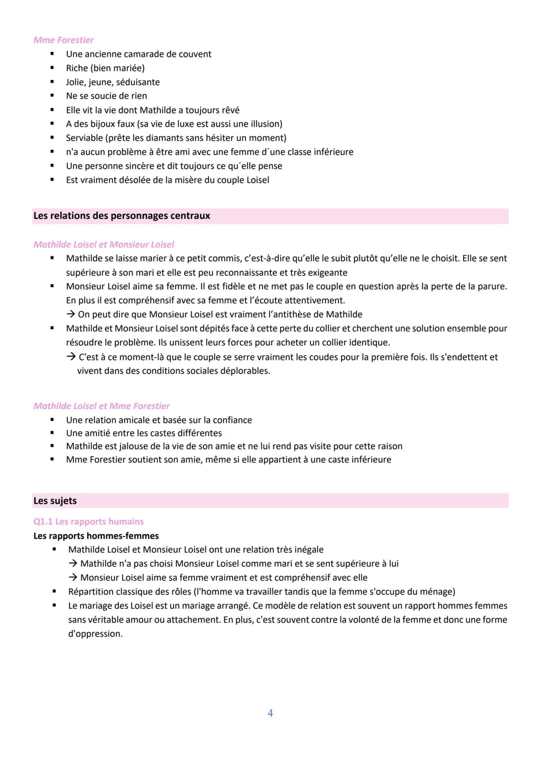 Themenfelder:
Q1.1 Les rapports humains (Menschliche Beziehungen)
- Les conceptions de la famille (Familienkonzepte)
- Les rapports homme -