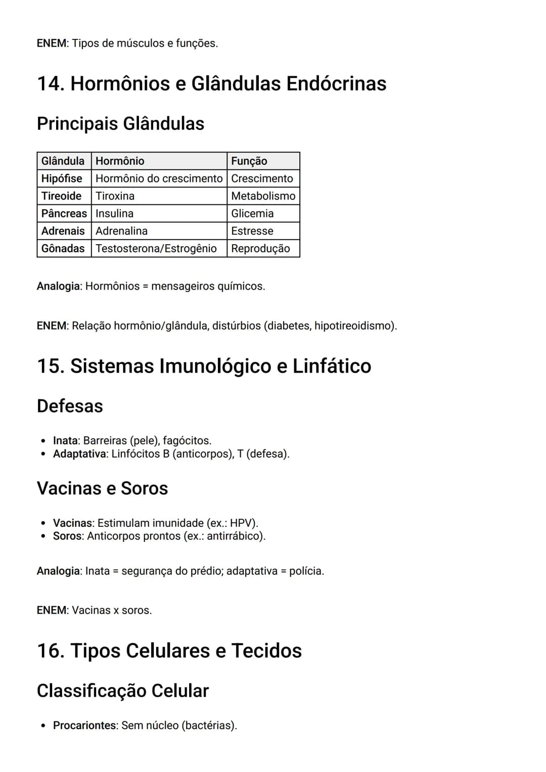 # Resumo de Biologia para ENEM - Versão
Melhorada
1. Ecologia: População, Comunidade e Ecossistema
Definições
* População: Grupo de ind