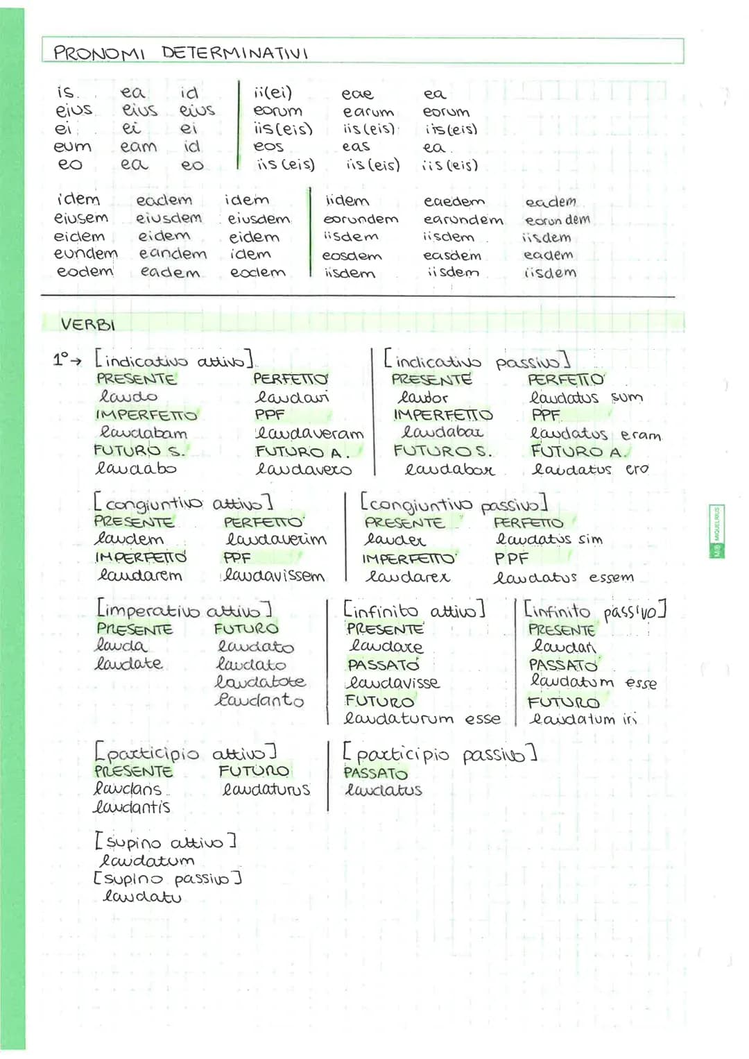 DECLINAZIONI
• prima declinazione:
N insul-a l'isola insul- ae le isole
G insul-ae dell'isoka insul-arum delle isole
D insul-ae all'isola i