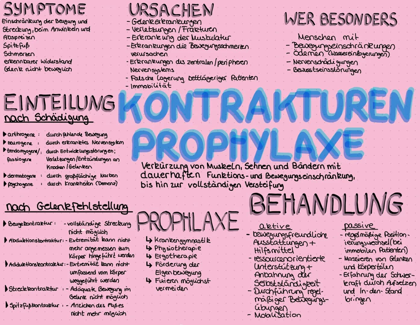 # SYMPTOME
Einschränkung der Beugung und
Streckung, beim Anwinkeln und
Abspreizen
Spitzfuß
Schmerzen
erkennbarer widerstand
Gelenk nicht bew