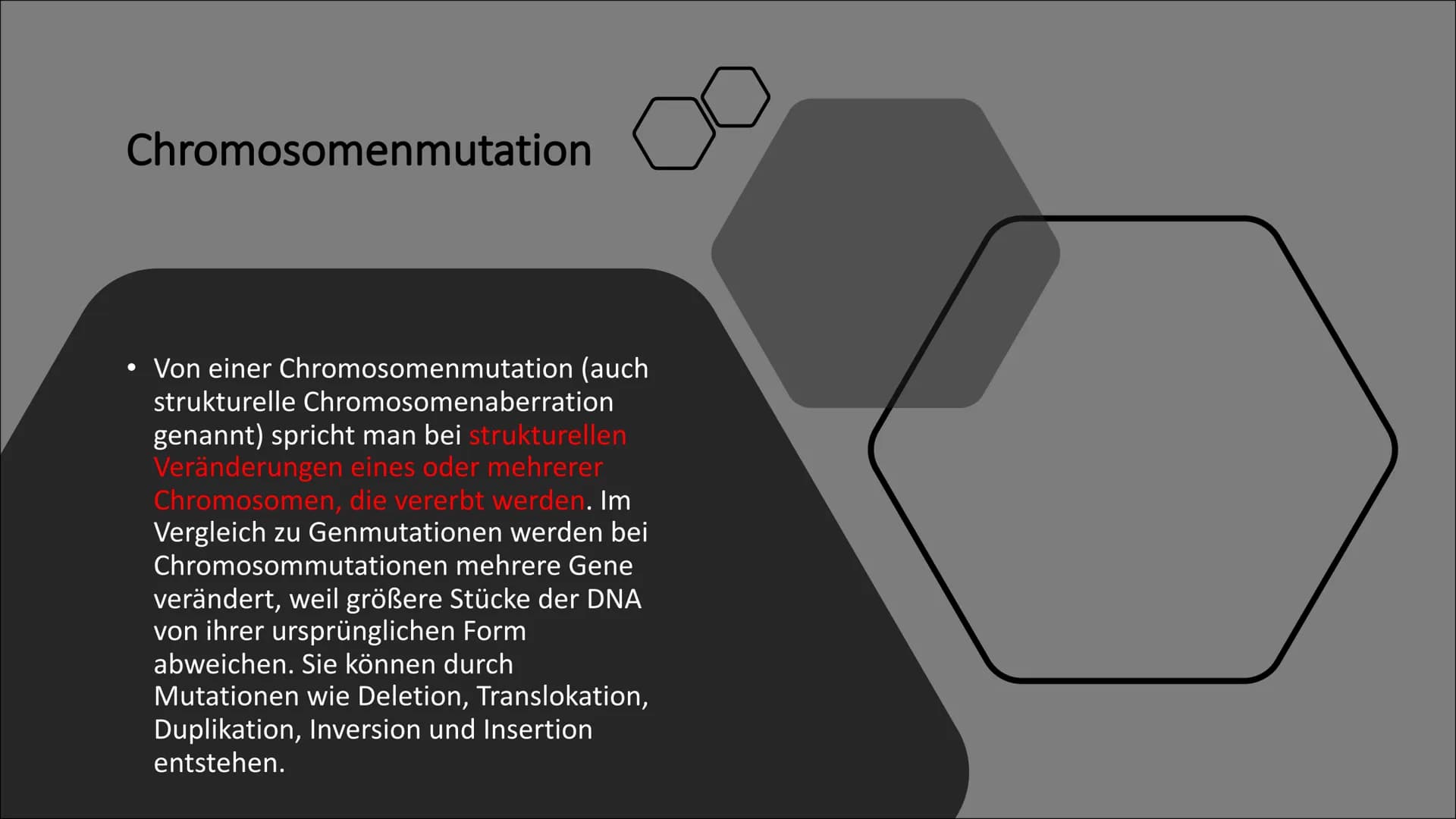 Erbkrankheiten Gliederung
• Was sind Erbkrankheiten?
• Wie entstehen sie?
• Arten der Mutation
• Die drei Unterteilungen der
Erbkrankheiten