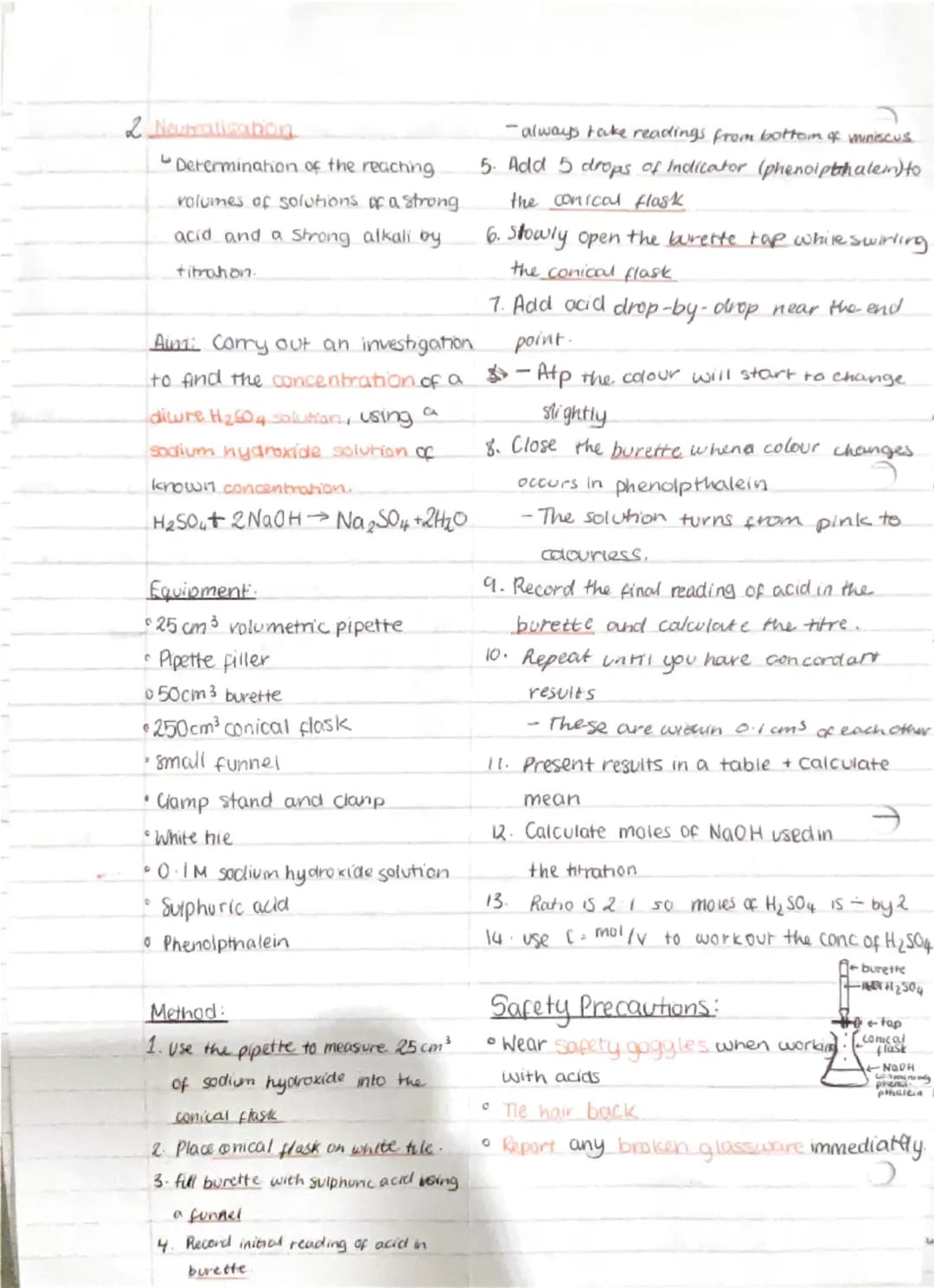 # Required Practicals
1 Making Salts
Aun: Pure dry sample of a
soluble salt from an insoluble ande or
Carbonate using a Bunsen burmer
to h