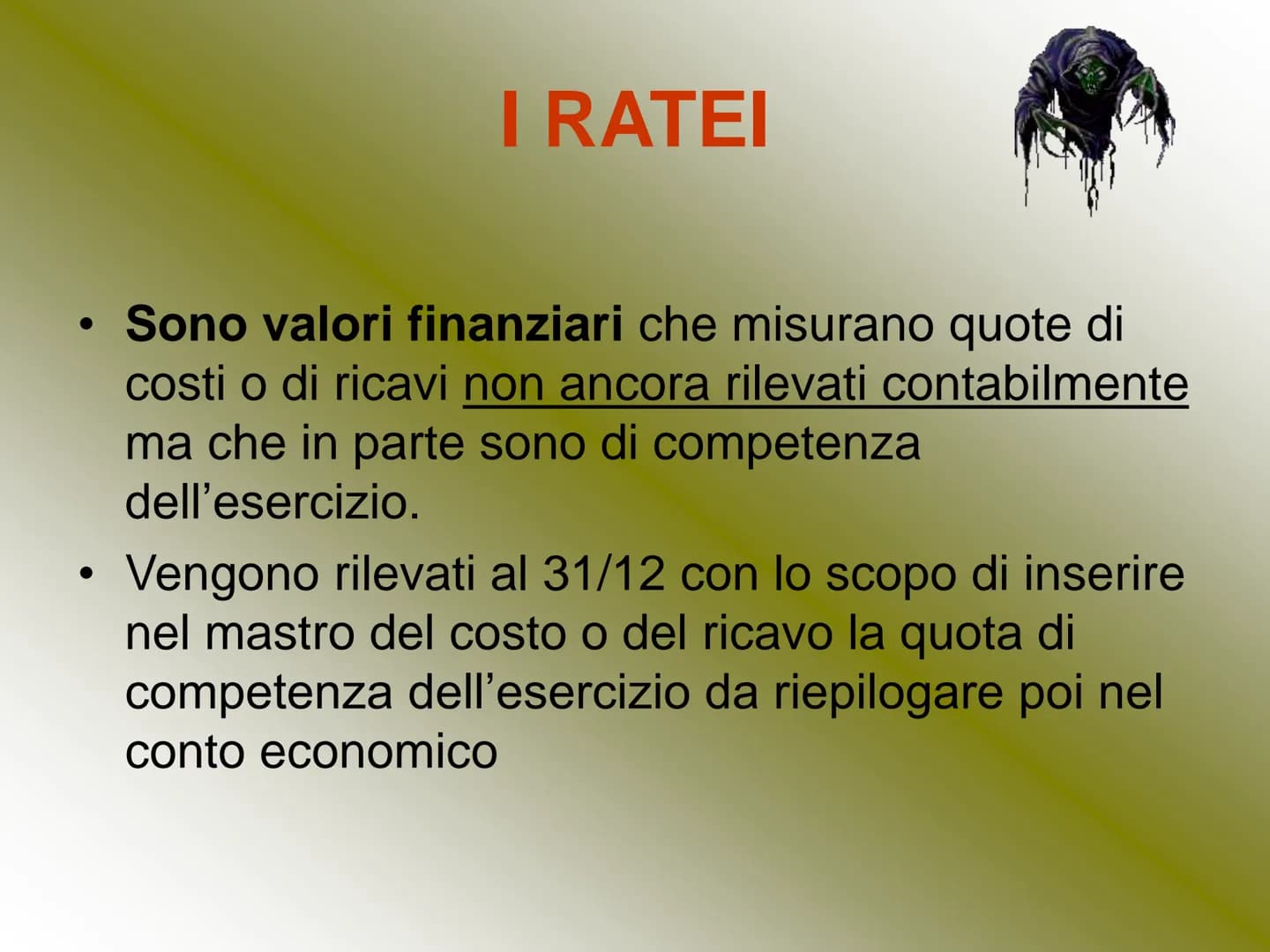 <h2>Descrizione generale</h2>
<p>I <strong>risconti</strong> rappresentano quote di costi o ricavi già contabilizzati, ma non interamente r