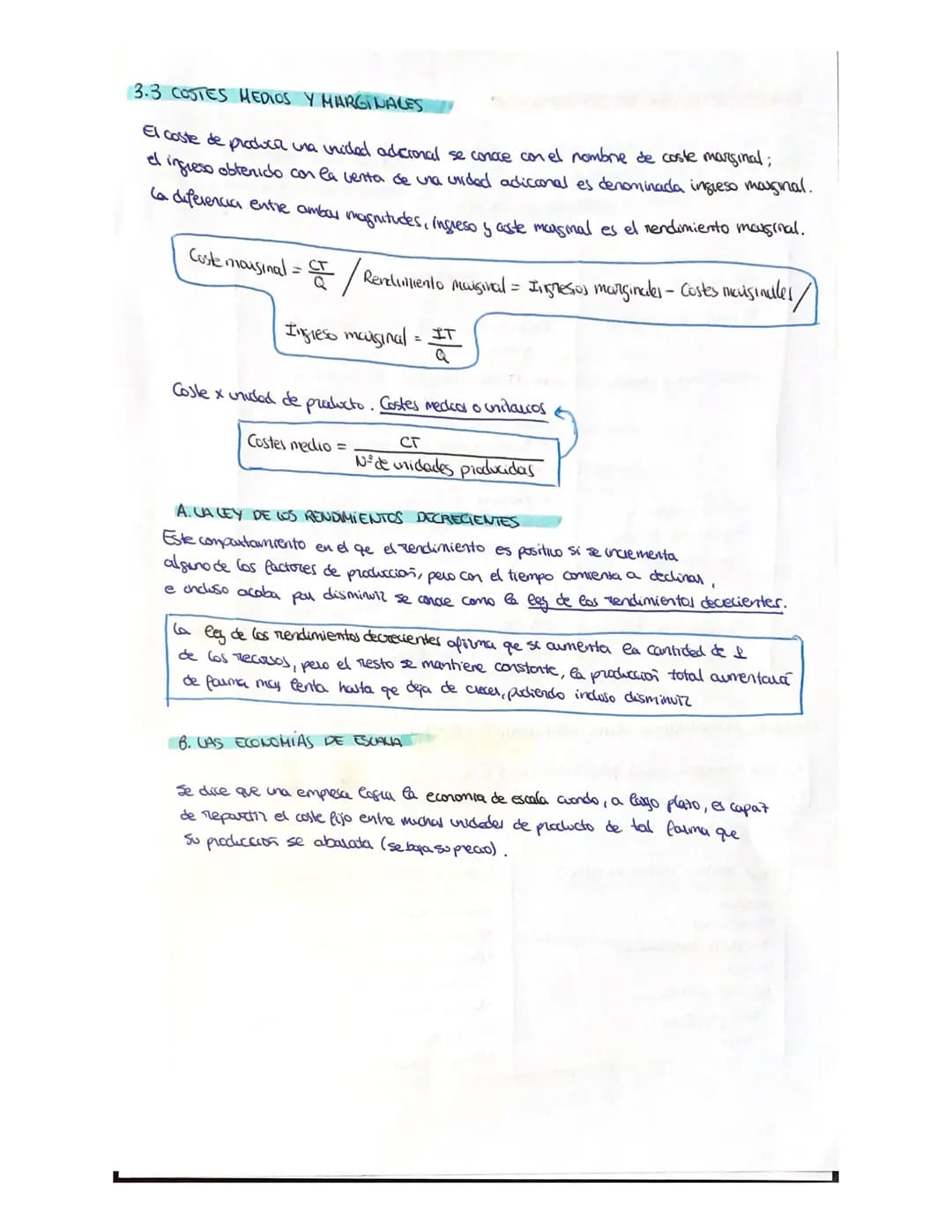 ECONOMÍA: TEMA 3 LA PRODUCCION
→INDICE DEL TEMA
* La función de producción
* ¿Cono producir?
* Costes ingresos & beneficios
* Los d