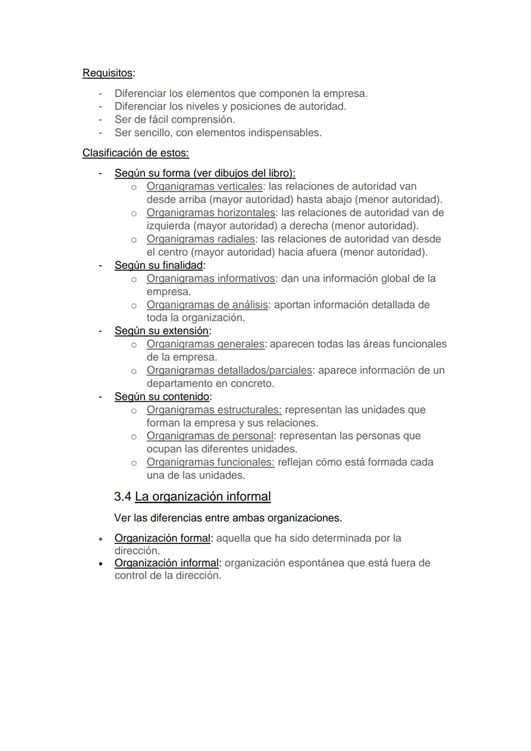 # Tema 4. Dirección y
organización de la empresa
1. PROCESO DE ADMINISTRACIÓN: concepto y fases
Se denomina proceso administrativo al conj