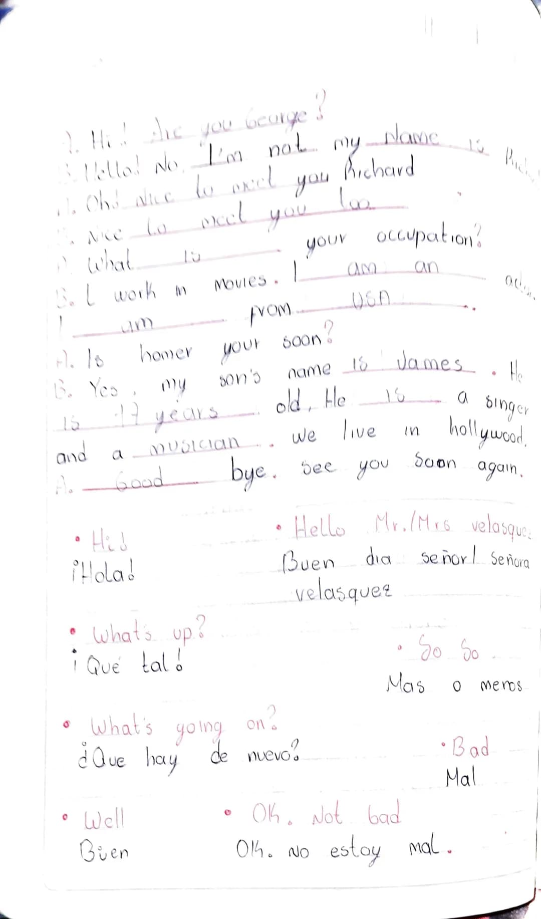 Scribe
Subject verb to be.
I --------> am
you -------->
She
he --------> is Was
they -------->
We --------> ave Were
you -------->
it -