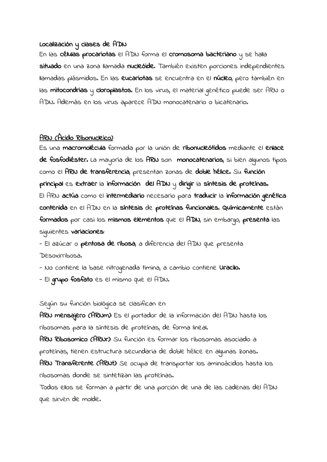 Ácidos nucleicos:
concepto y
significado biológico.
Nucleótidos.
Estructura general
de los ácidos
nucleicos.
ADN Y ARN. # Ácidos nucleicos: