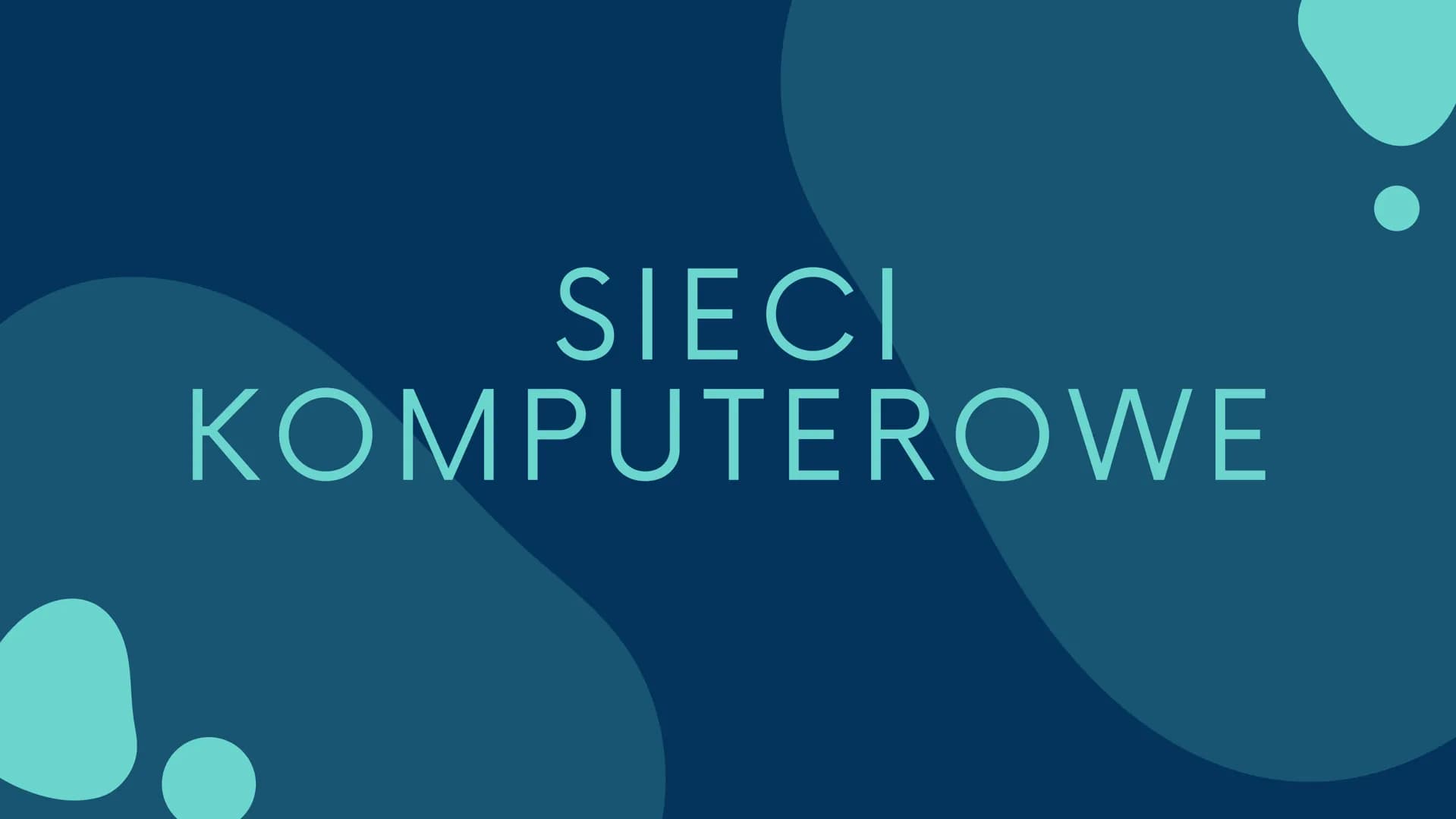 # SIECI
## KOMPUTEROWE 1.Rodzaje sieci
2. Topologie sieci
3. Media transmisyjne
4. Modele warstwowe
5.Protokoły warstwy aplikacji # 1. RODZA