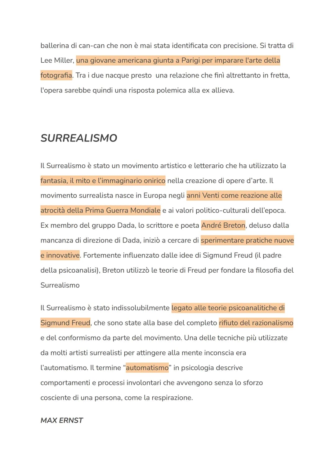 # DADAISMO
CONTESTO STORICO
Il movimento del Dadaismo nasce negli anni della guerra, contro la guerra e
contro tutta la cultura che lo pre