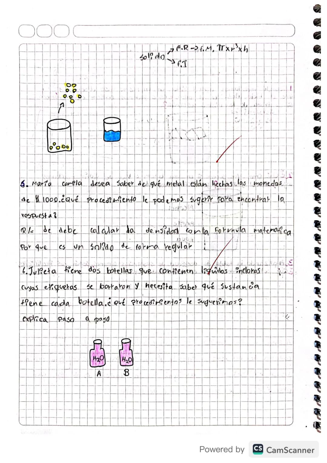 Quimica
Es una ciencia que estudia las Propiedades, estructura y transformaliones
de la material
Materia Es todo aquello que tiene masa y
