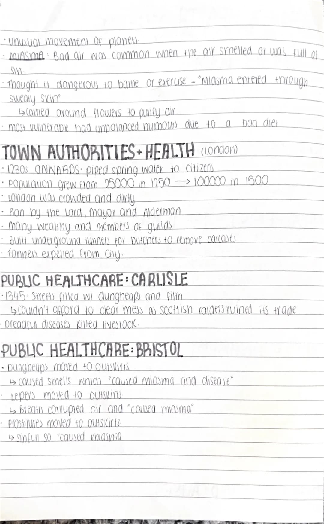 # PEOPLE'S HEALTH 1250-1900
medicval: 1250-1500
LIFE IN THE COUNTRYSIDE
* Peasants worked on the land
* A good narvest ma meant ther