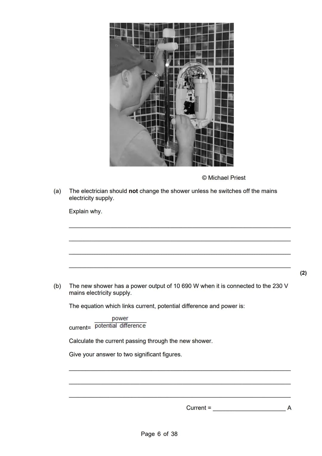 revise
with
harry
AQA Physics
Topic 2: Electricity
Master Booklet
Answer the questions that are given to you, and you
can use the mark sch