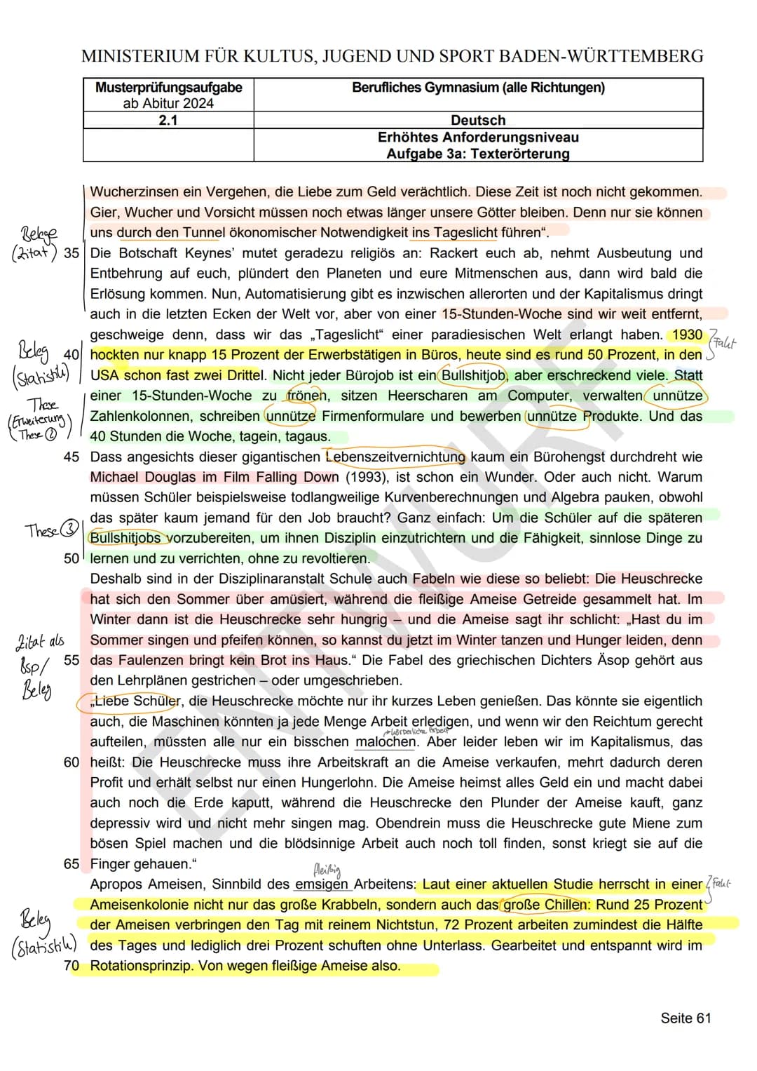 TextErörterung Textsorte: Kommentar
- Meinungstext
->informiert über aktuelle Ereignisse, aber subjektiv
-> Leser muss zwischen Wertung und