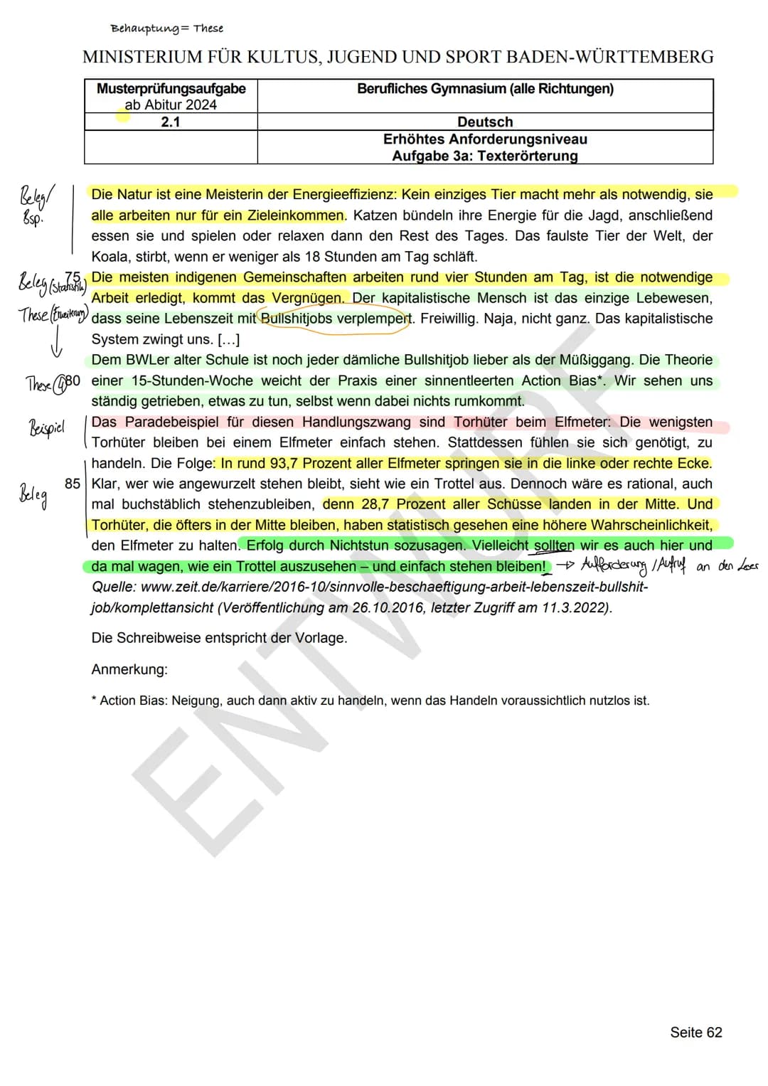 TextErörterung Textsorte: Kommentar
- Meinungstext
->informiert über aktuelle Ereignisse, aber subjektiv
-> Leser muss zwischen Wertung und