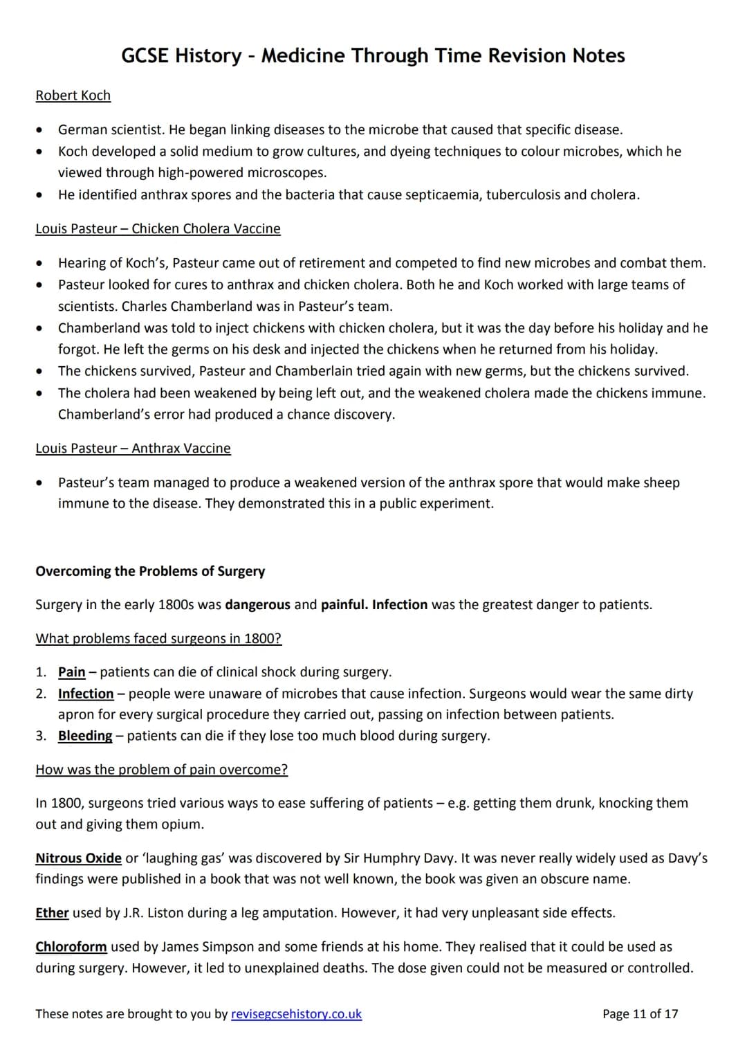 # GCSE History - Medicine Through Time Revision Notes
TOPIC 5-MEDIEVAL
Background Information
- Wars destroyed the Roman public health sy