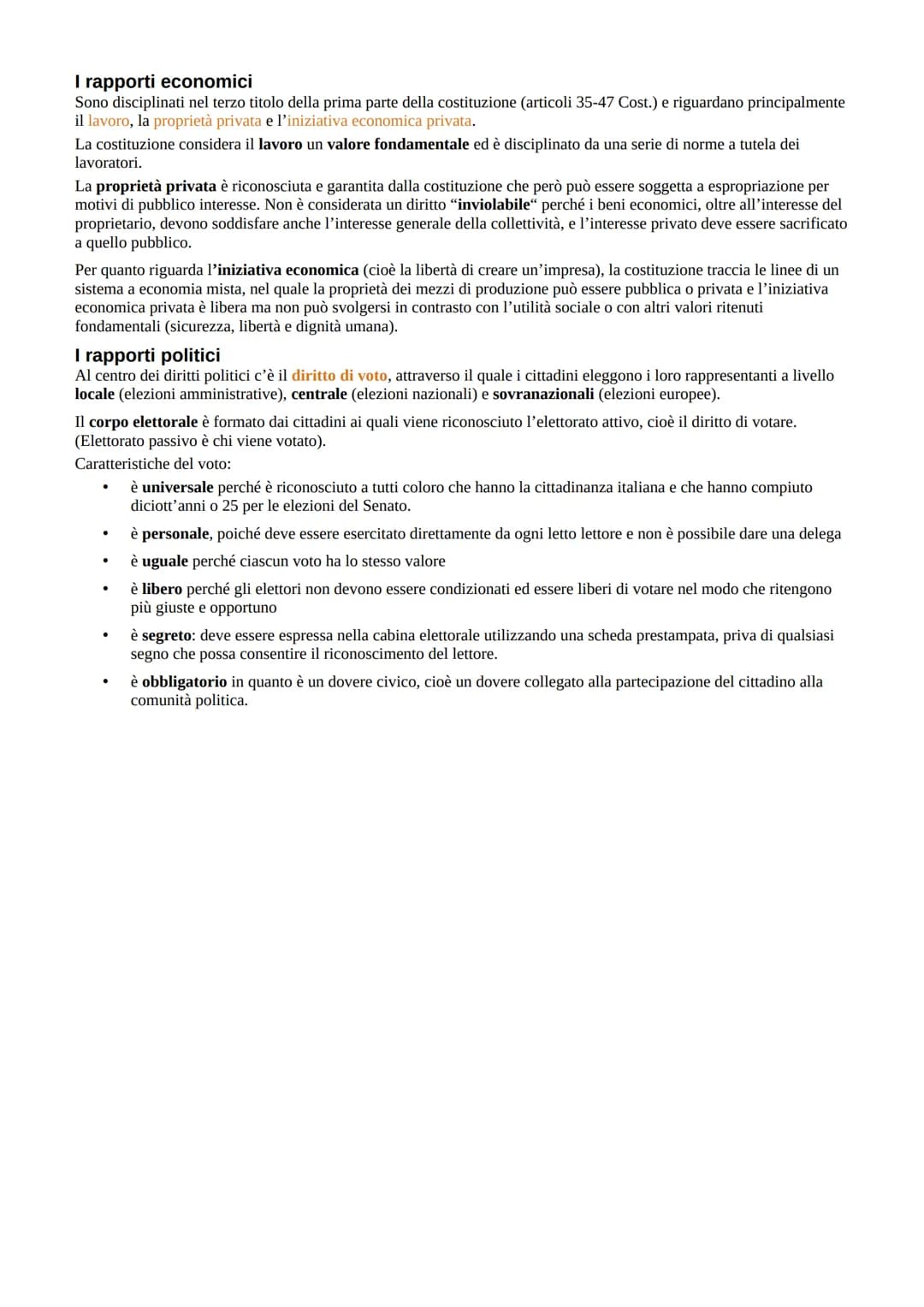 # Lo Stato e la costituzione
Le caratteristiche dello Stato
Lo Stato è l'organizzazione politica di un popolo stabilito su un territorio e