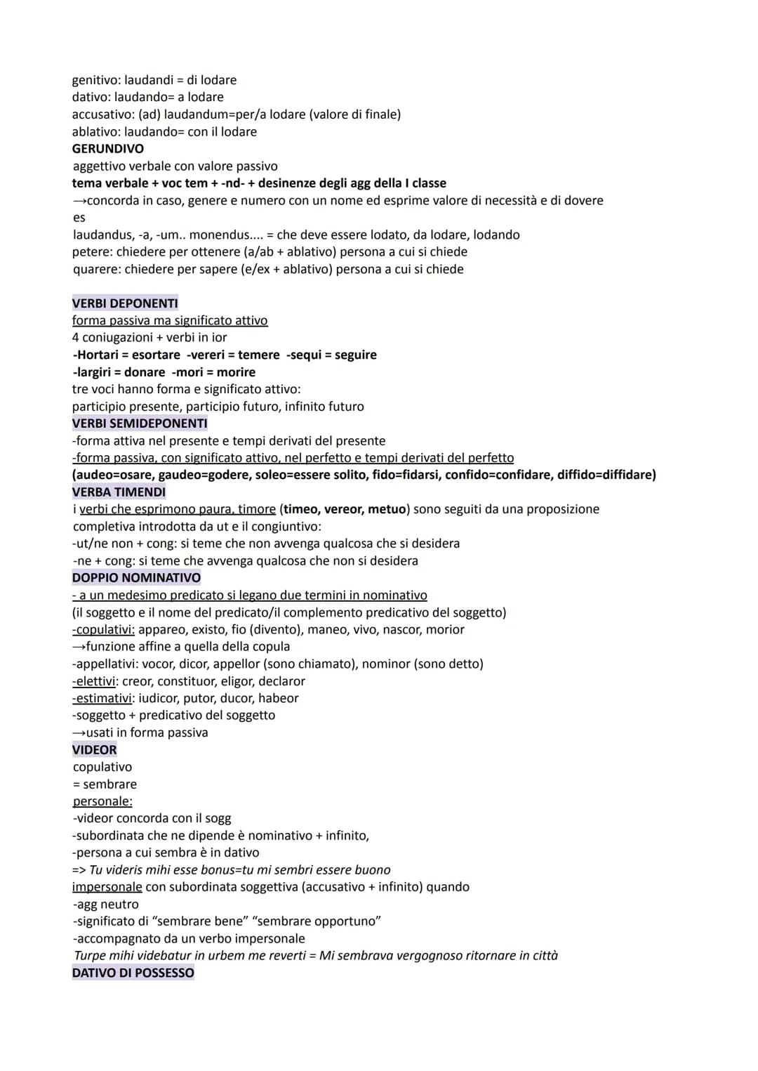 DECLINAZIONI
I DECLINAZIONE
femm
-a
-ae
-ae
-am -as
-a
-a
II DECLINAZIONE
masch/femm neutro
-us -i -um -a
-arum !- -orum -orum
-is -0 -is