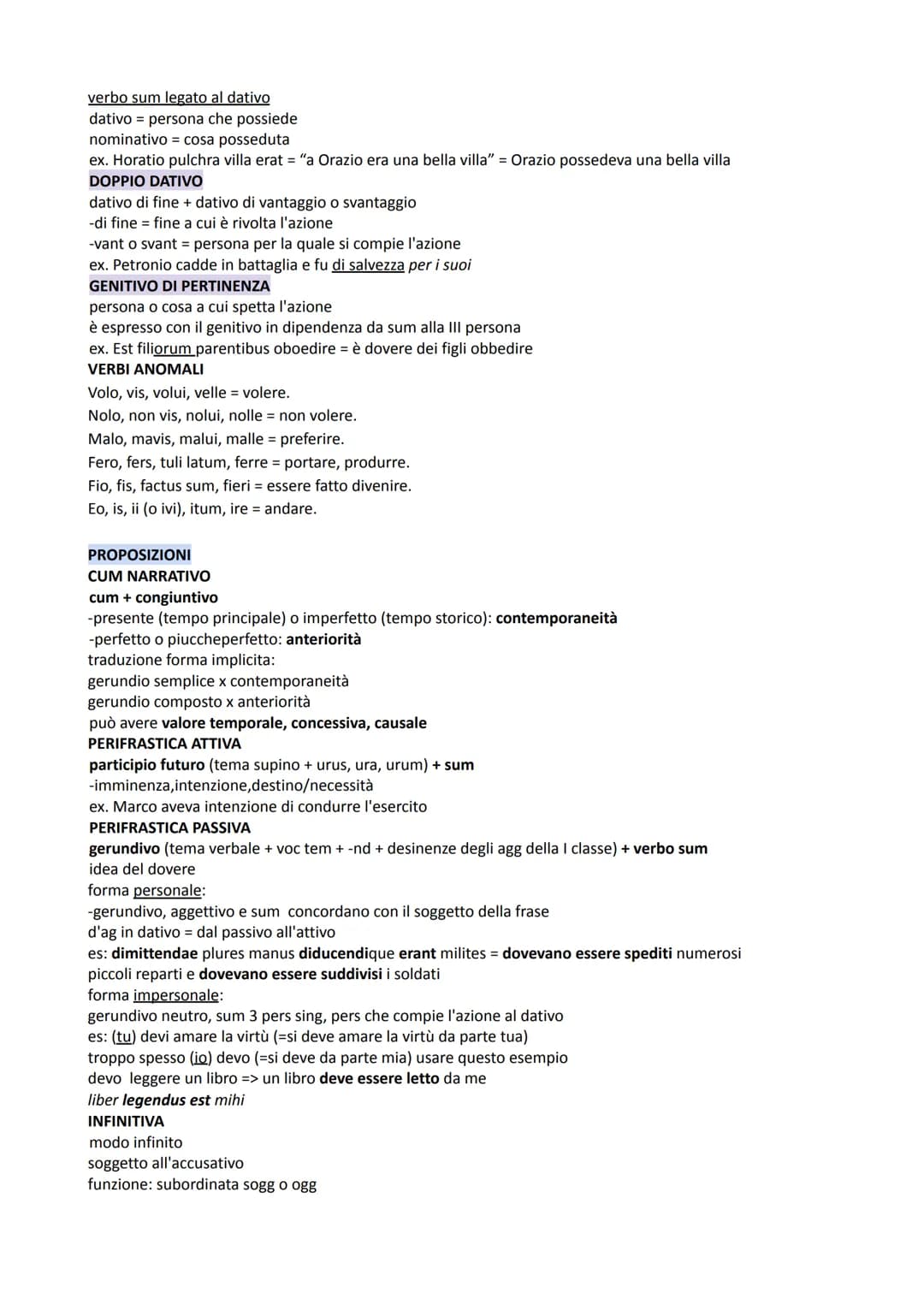 DECLINAZIONI
I DECLINAZIONE
femm
-a
-ae
-ae
-am -as
-a
-a
II DECLINAZIONE
masch/femm neutro
-us -i -um -a
-arum !- -orum -orum
-is -0 -is