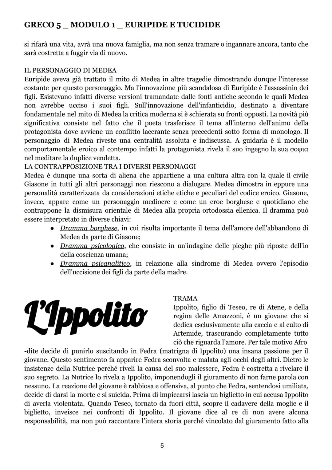 # GRECO 5 MODULO 1 EURIPIDE E TUCIDIDE
# Euripide
## VITA E BIOGRAFIA
Sono pochi dati biografici sicuri su euripide. Egli nacque a Salami