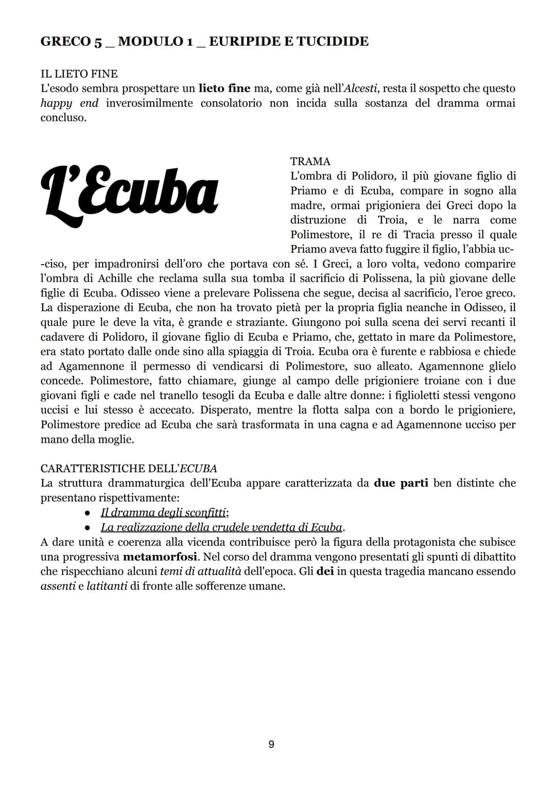 # GRECO 5 MODULO 1 EURIPIDE E TUCIDIDE
# Euripide
## VITA E BIOGRAFIA
Sono pochi dati biografici sicuri su euripide. Egli nacque a Salami