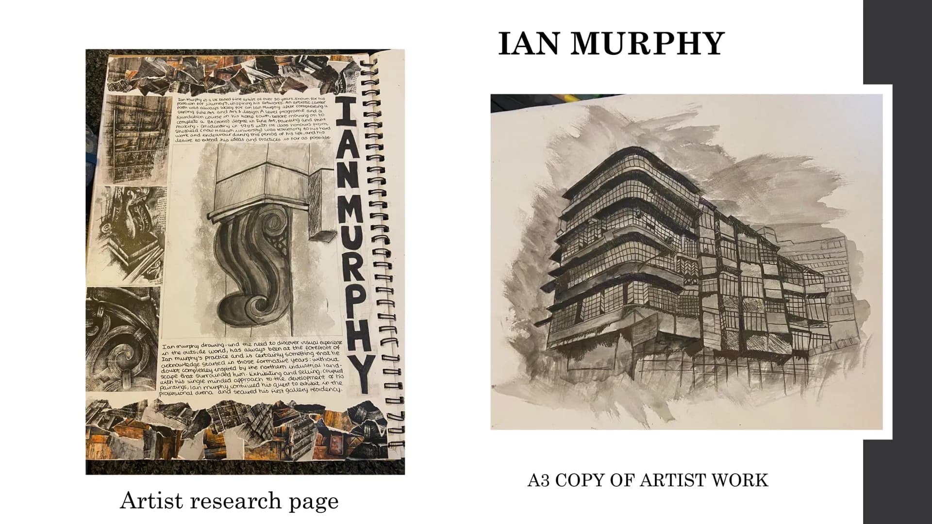# ART COURSEWORK
# PRESENTATION
By Samira Choudhury # Henry Moore:
Artist
research
This is a
Henry Moore
Artist
research page
and an A3
a